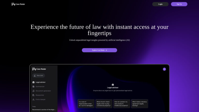 Powerful Case Radar AI Tool Review