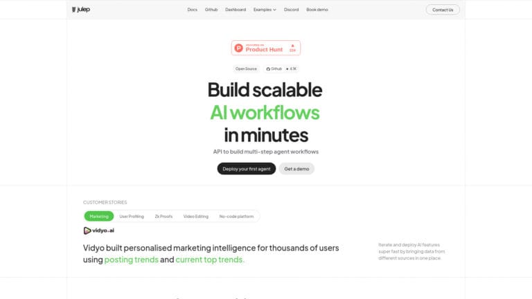 Best Julep AI AI Tool Review
