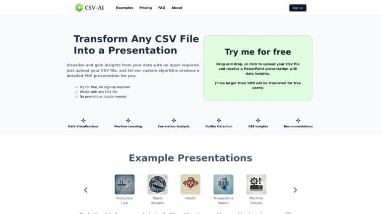 Free Dataslide.ai AI Tool Review