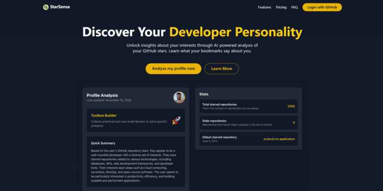 Trending Starsense AI Tool Review