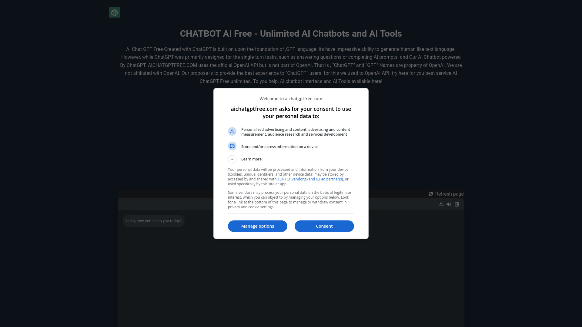 AI CHAT GPT Free logo