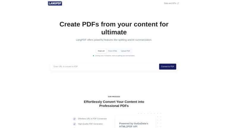 Advanced Langpdf AI Tool Review