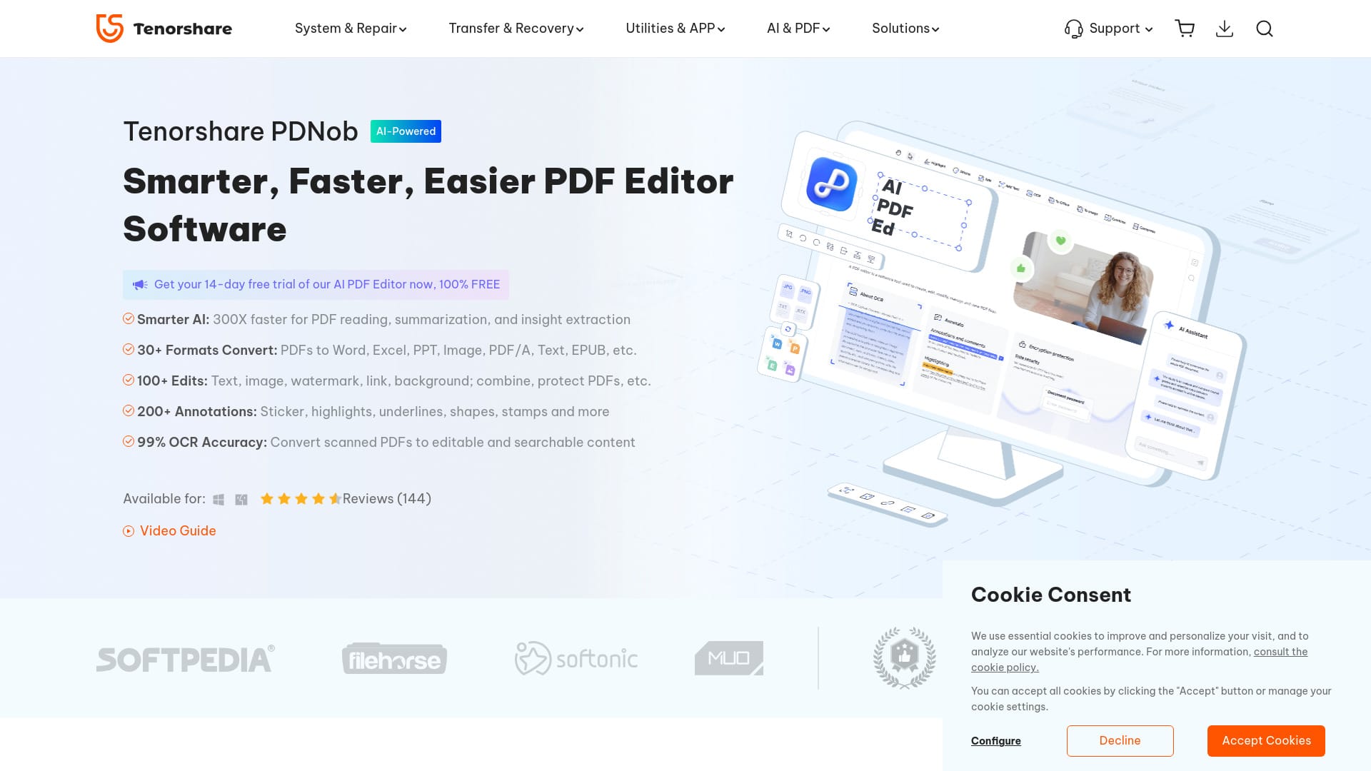 PDNob PDF Editor logo
