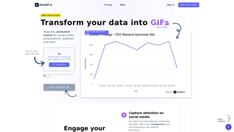 New Datagif AI Tool Review