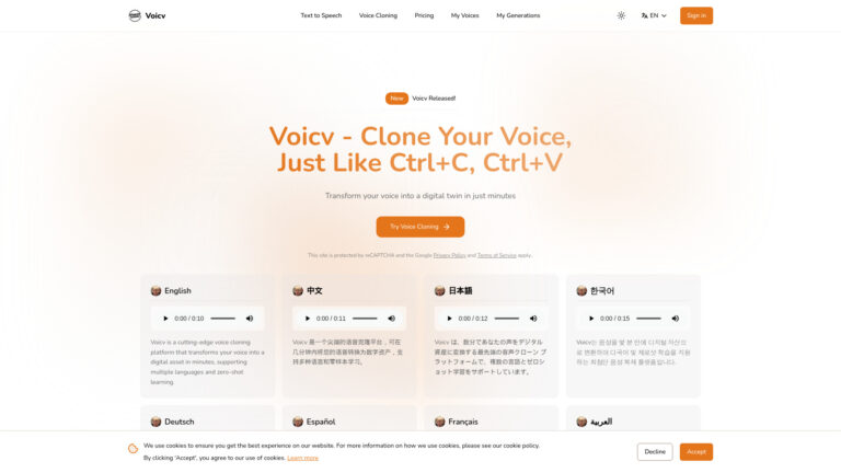 Best Voicv AI Tool Review