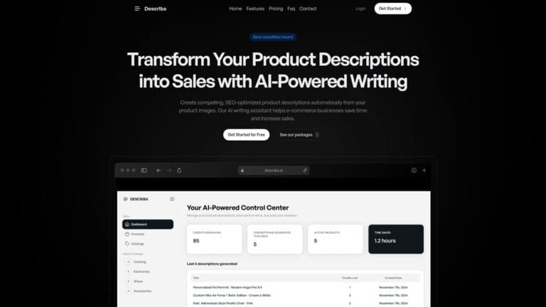 Advanced Describa AI Tool Review