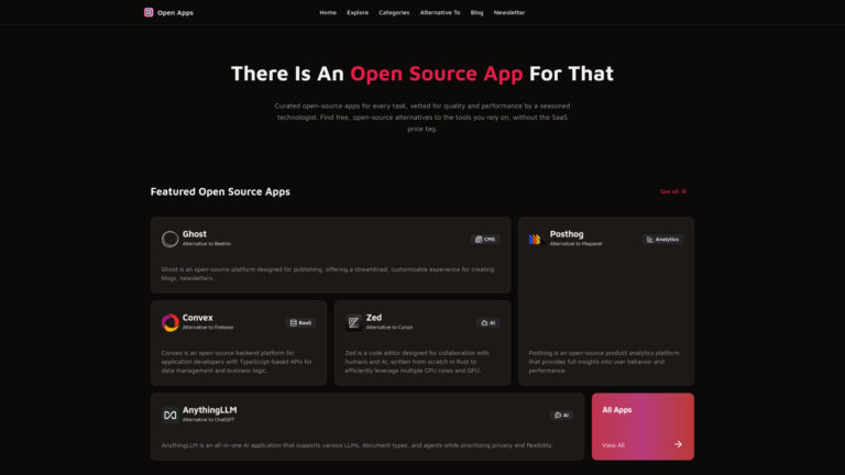 Free Open Apps AI Tool Review