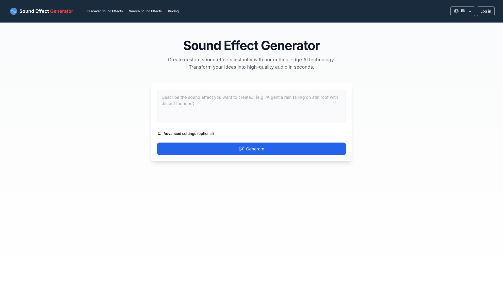 Sound Effect Generator logo