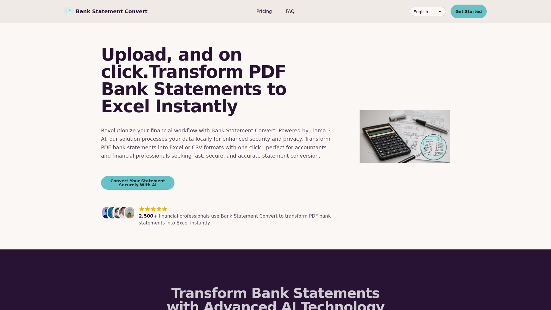Bank Statement Convert logo