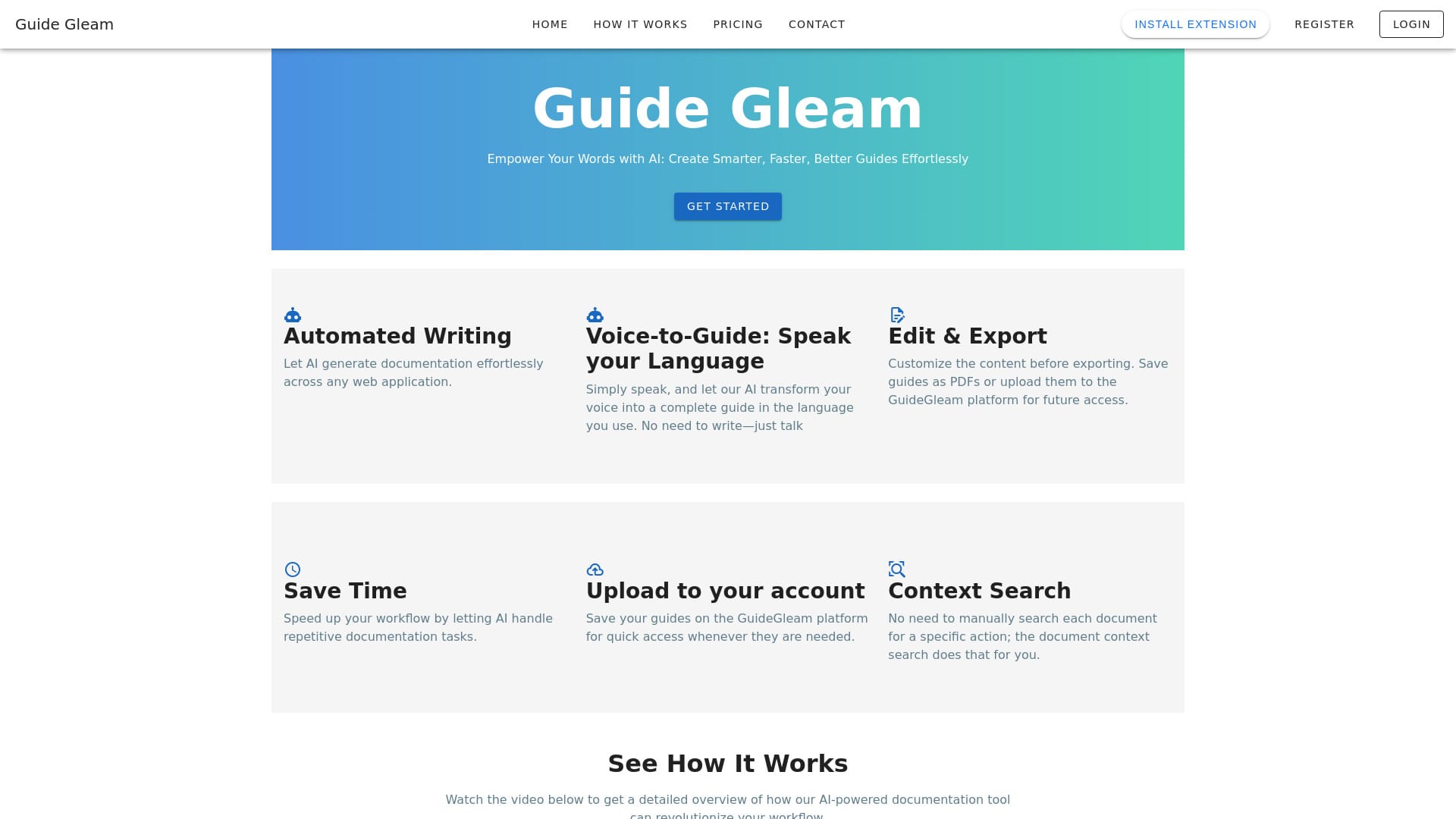GuideGleam logo