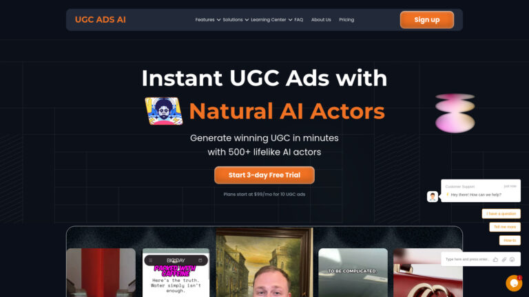 Advanced Ugc Ads AI AI Tool Review