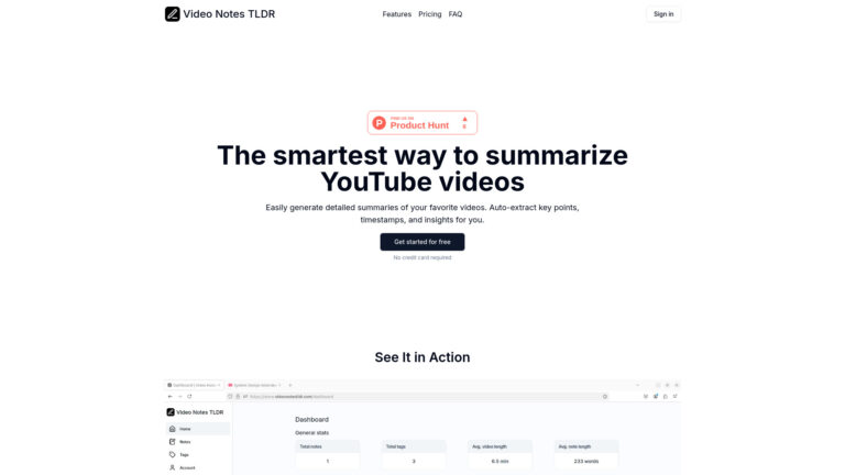 Powerful Video Notes Tldr AI Tool Review