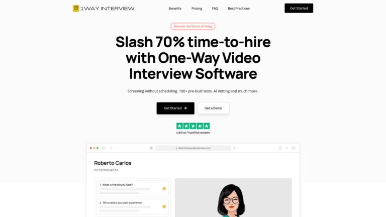 Powerful One Way Interview AI Tool Review