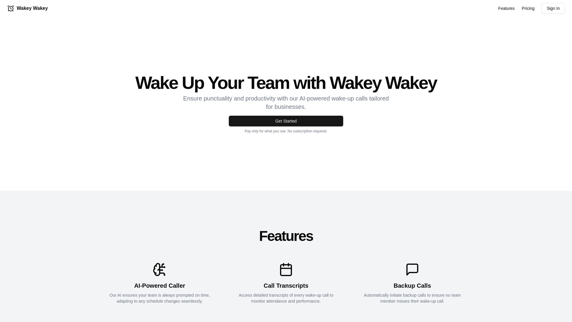 Wakey Wakey logo