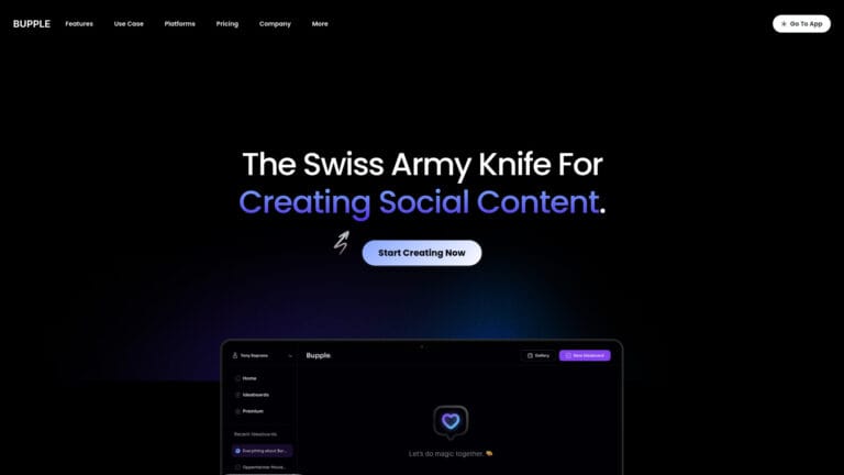 Innovative Bupple AI Tool Review