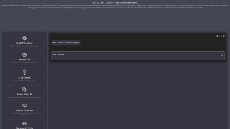 New Chatgpt Free Gpt AI Chat AI Tool Review