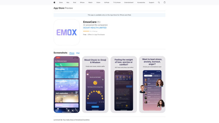 Best Emoxcare AI Tool Review