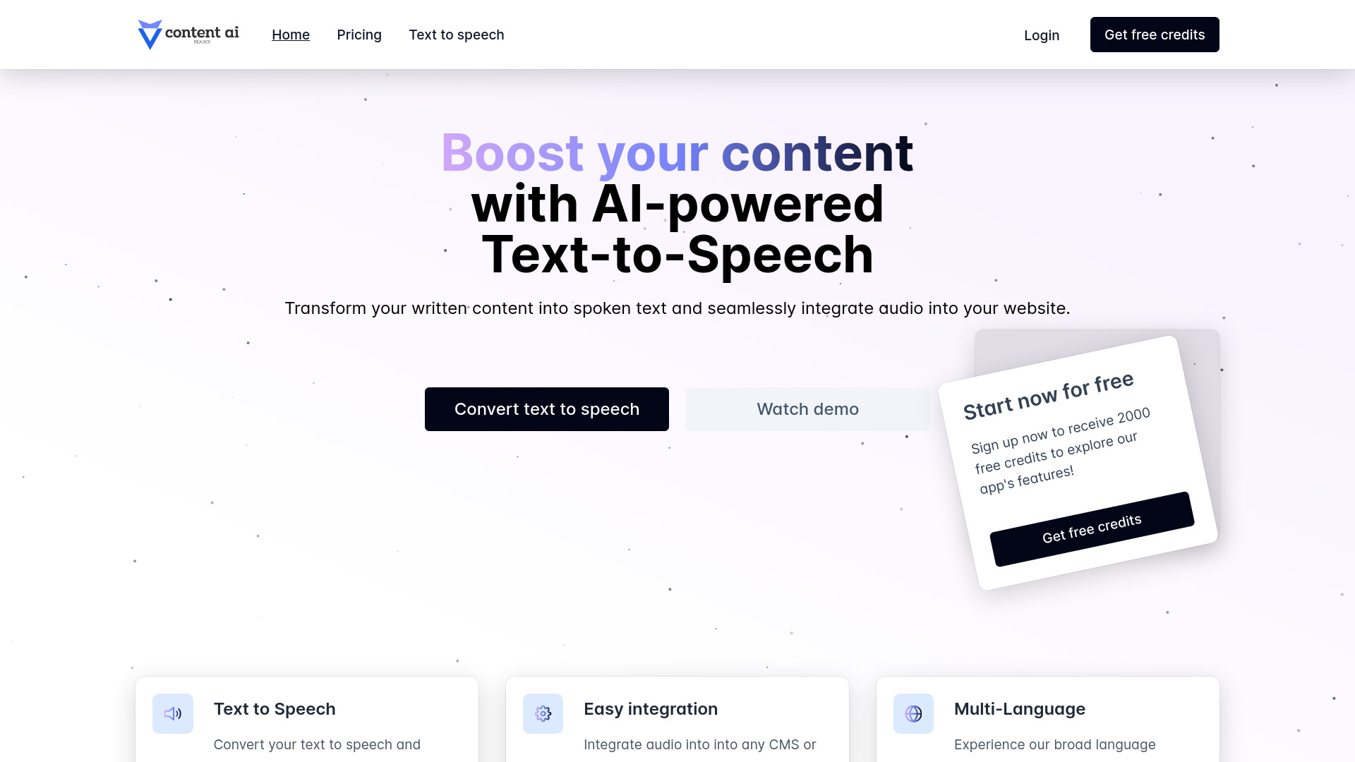 Content AI Reader logo