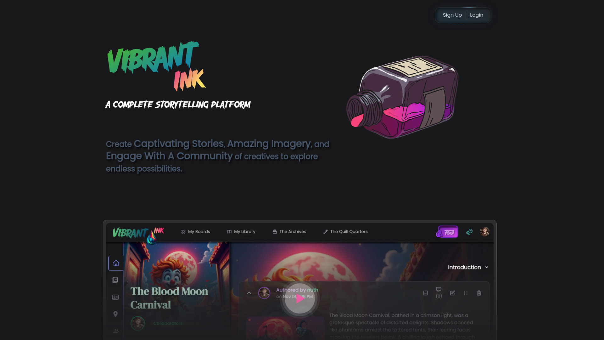 Vibrant Ink logo