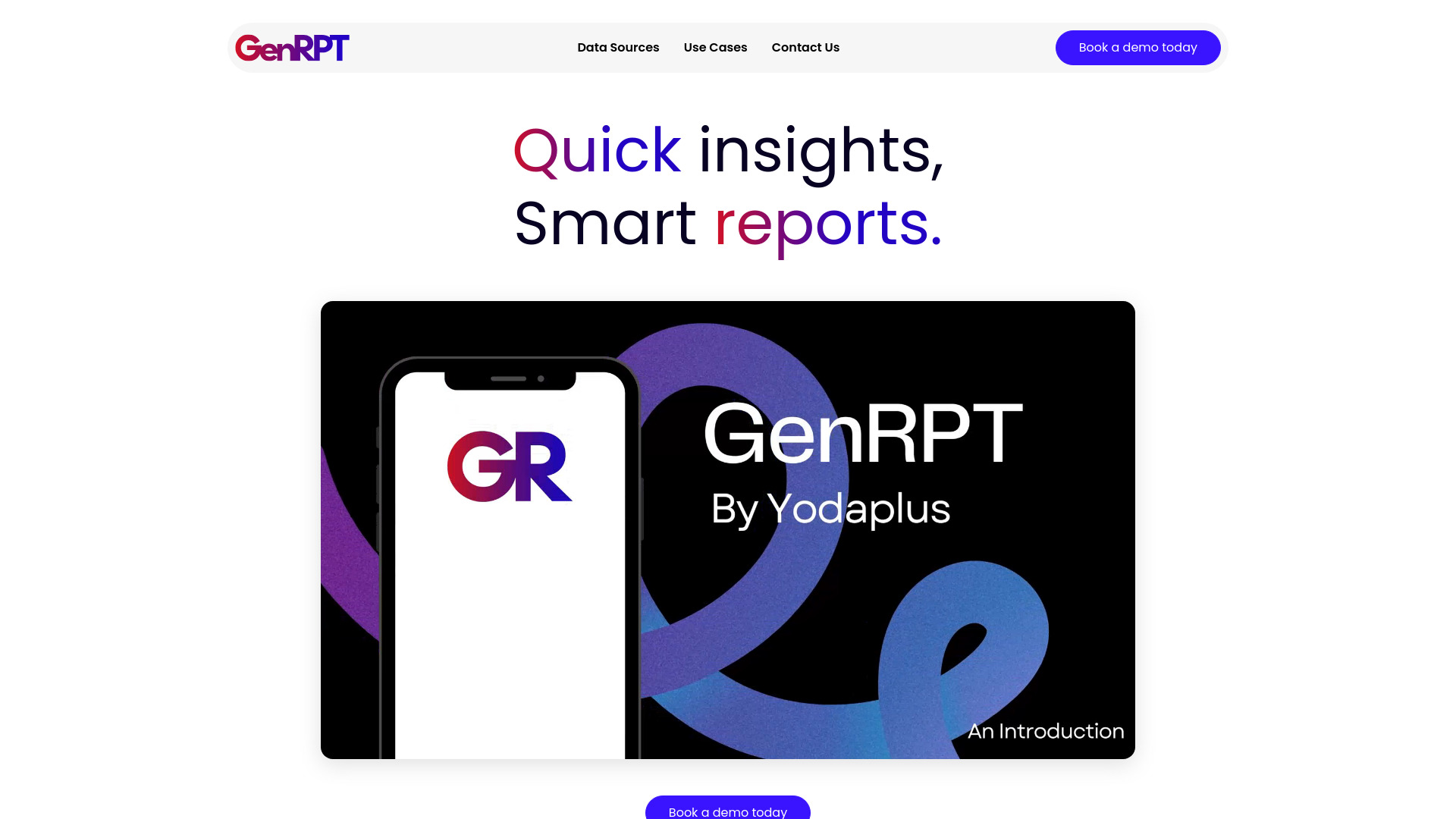 GenRPT logo