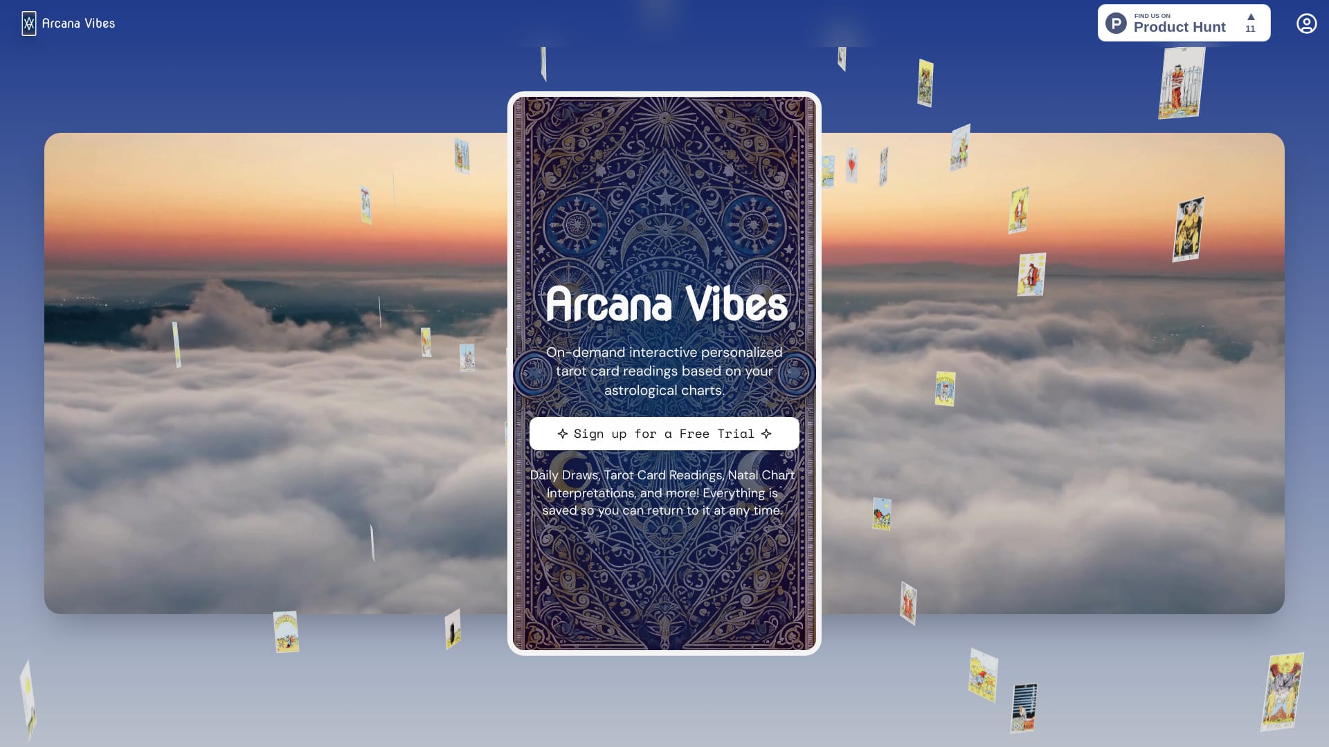 Arcana Vibes logo