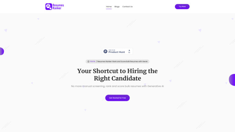 Best Resumes Ranker AI Tool Review