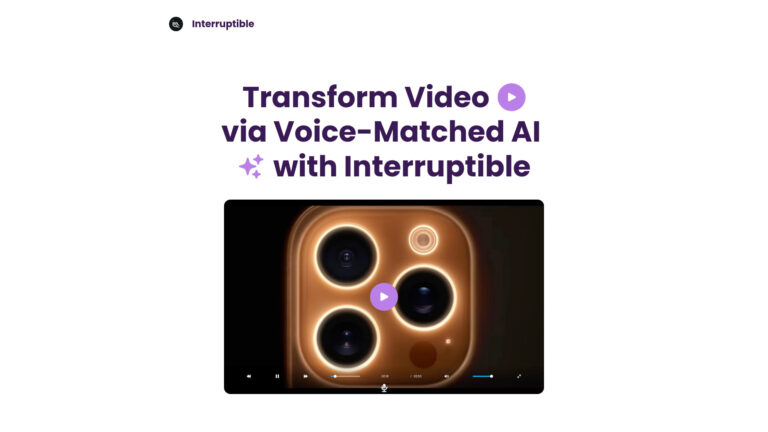 New Interruptible AI AI Tool Review
