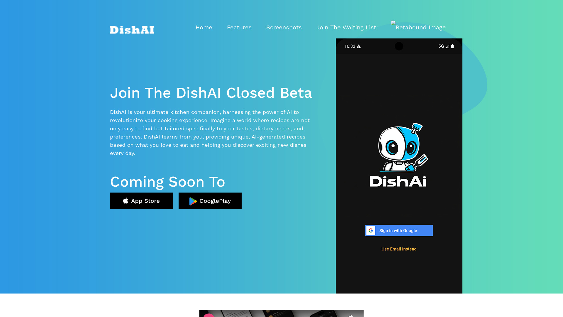 DishAI logo