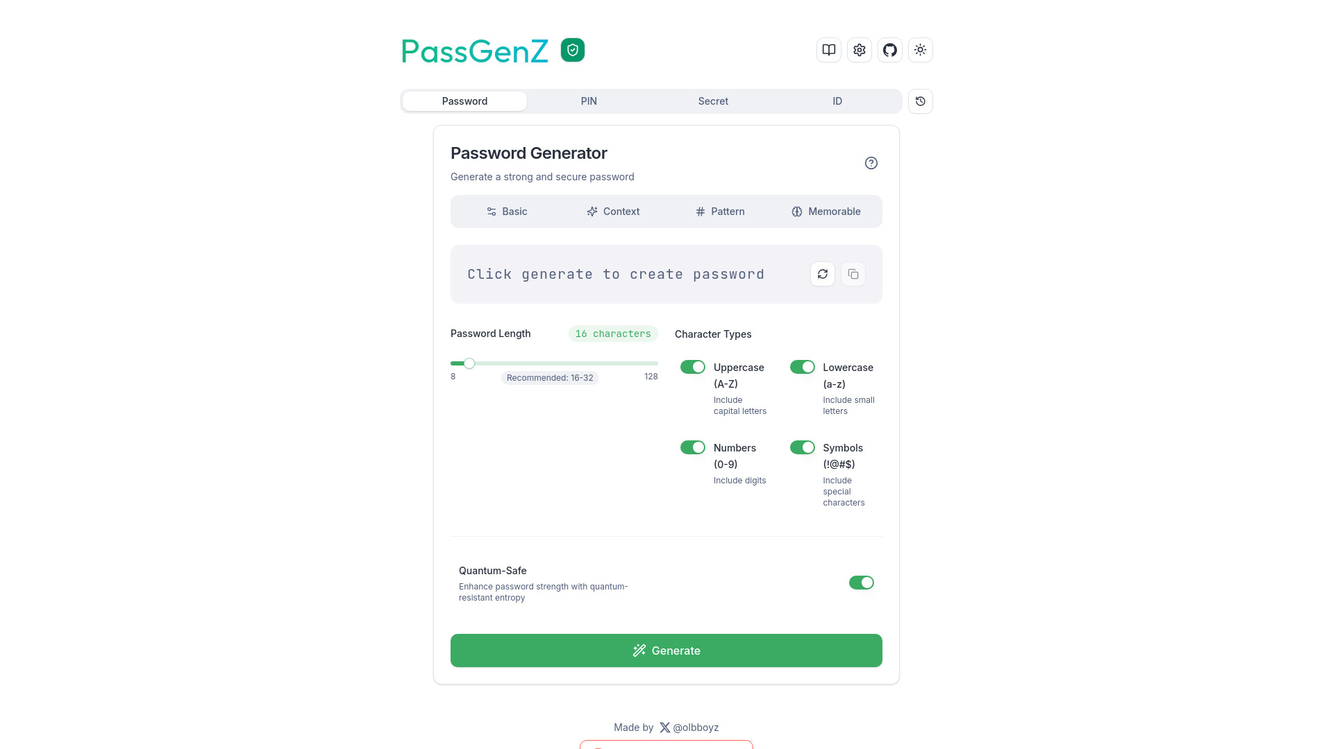 PassGenZ logo