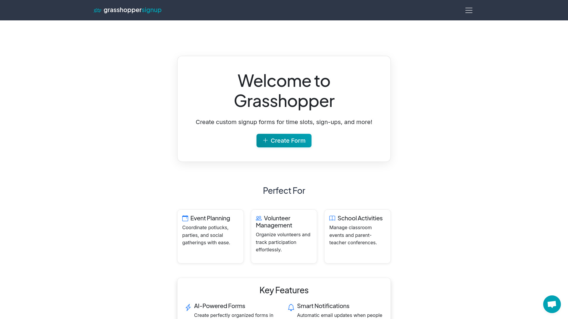 Grasshopper Signup logo