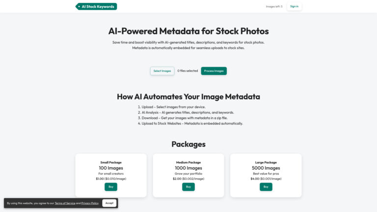 Powerful AI Stock Keywords AI Tool Review