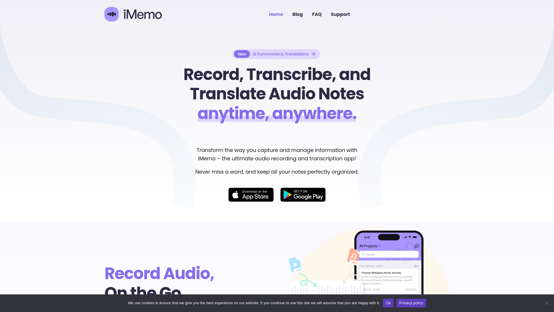 iMemo logo