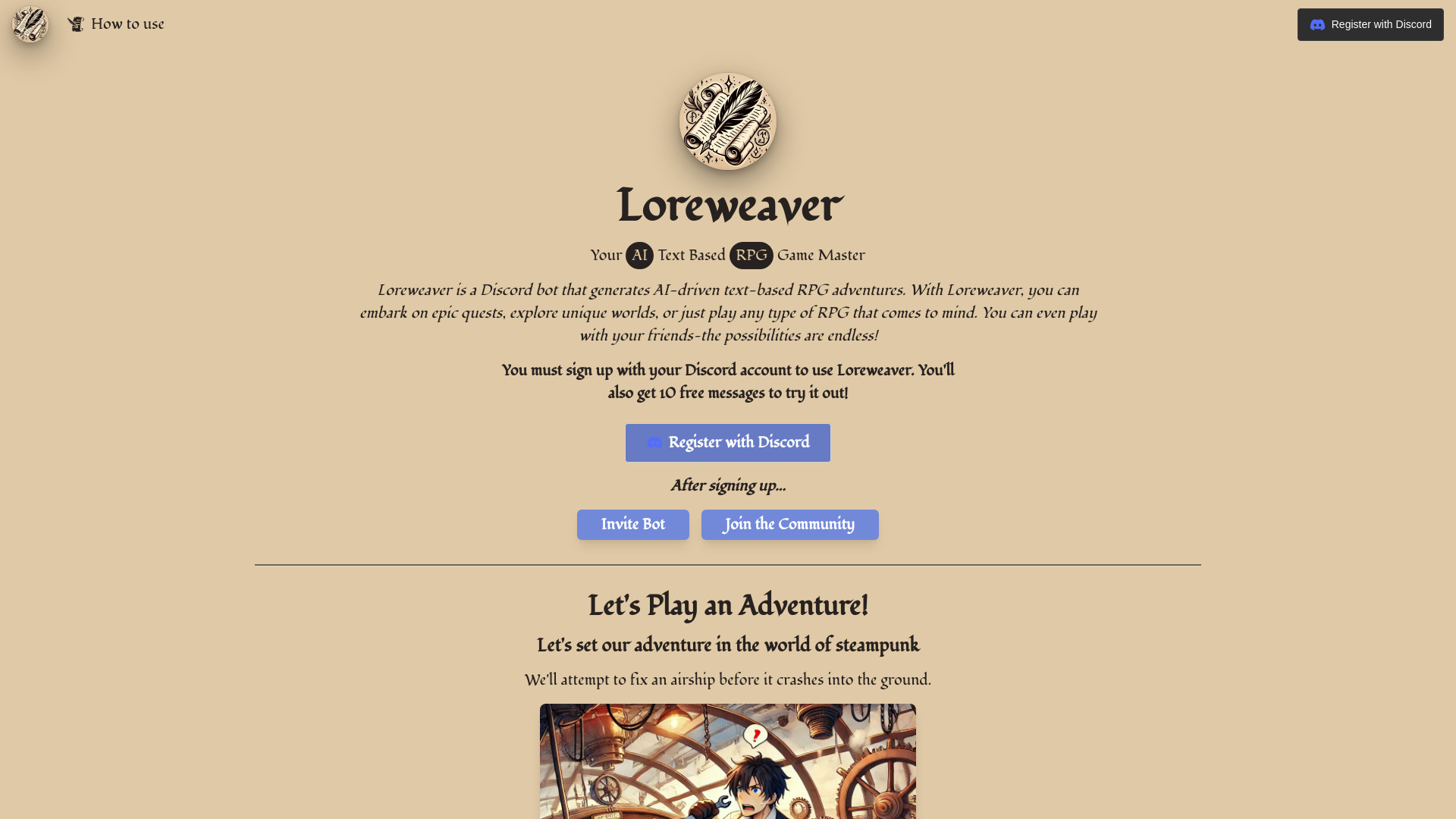 Loreweaver logo