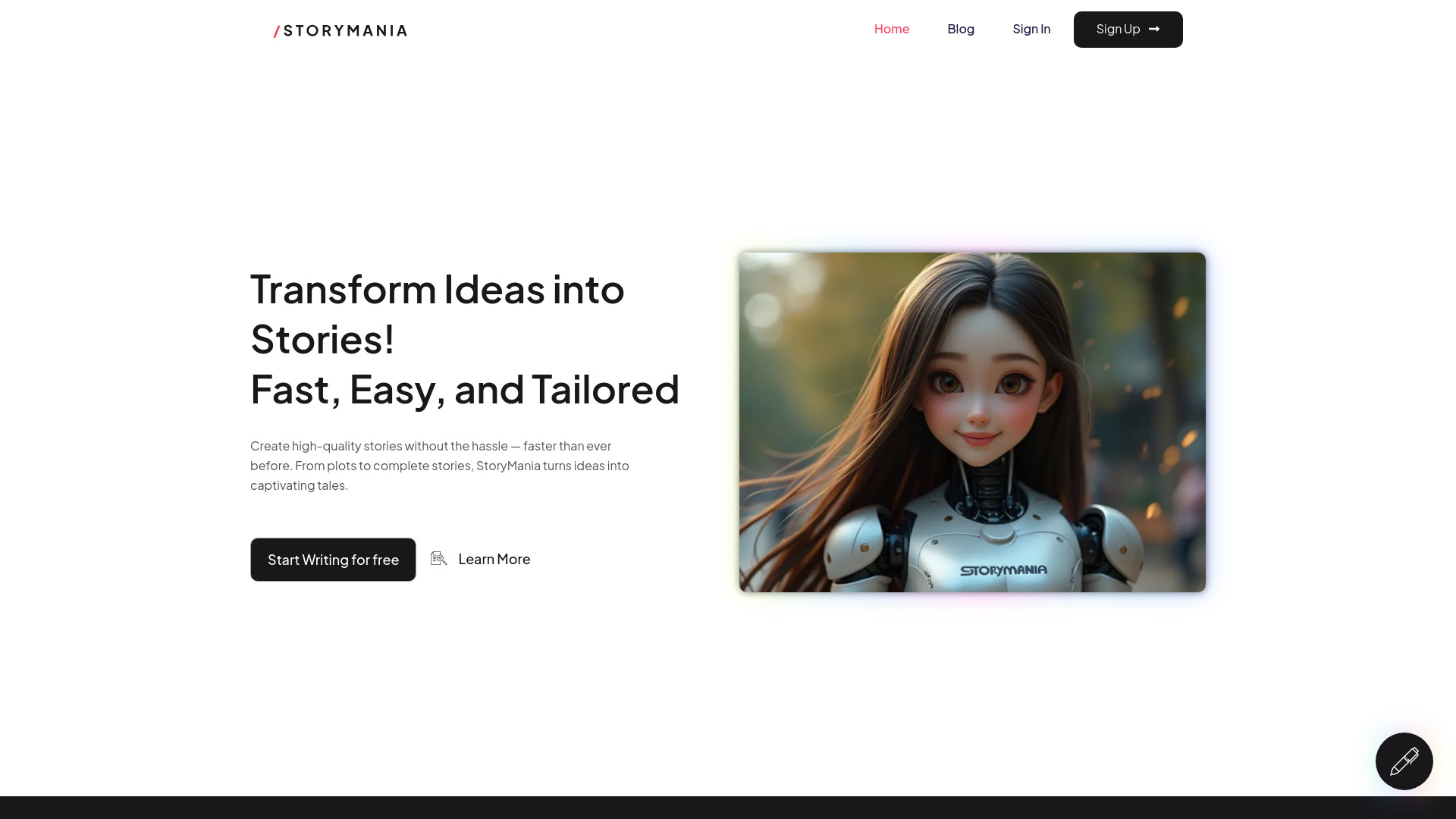 Storymania AI logo