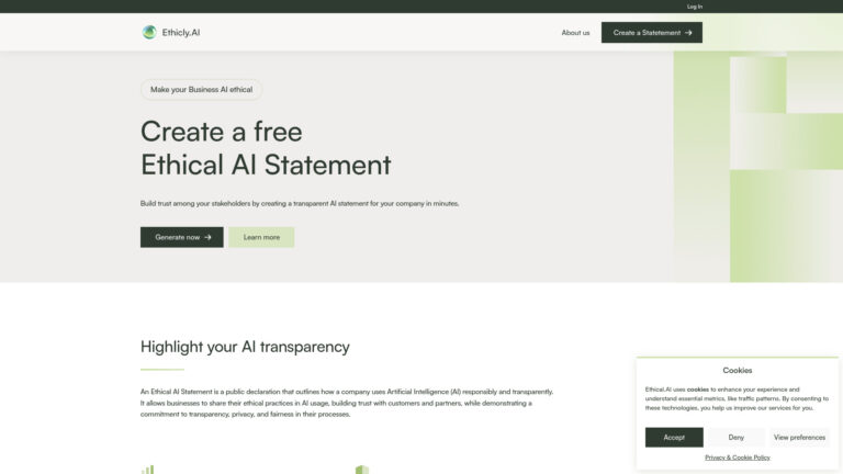 Innovative Ethicly.ai AI Tool Review