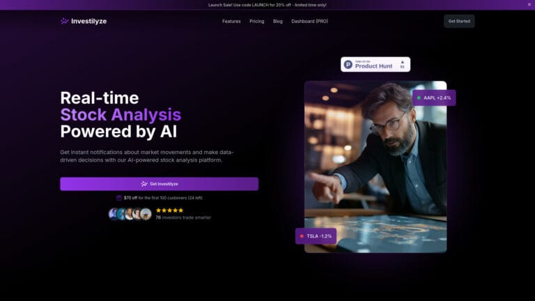 Free Investilyze AI Tool Review