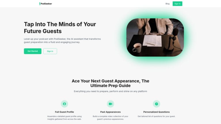 New Podseeker AI Tool Review