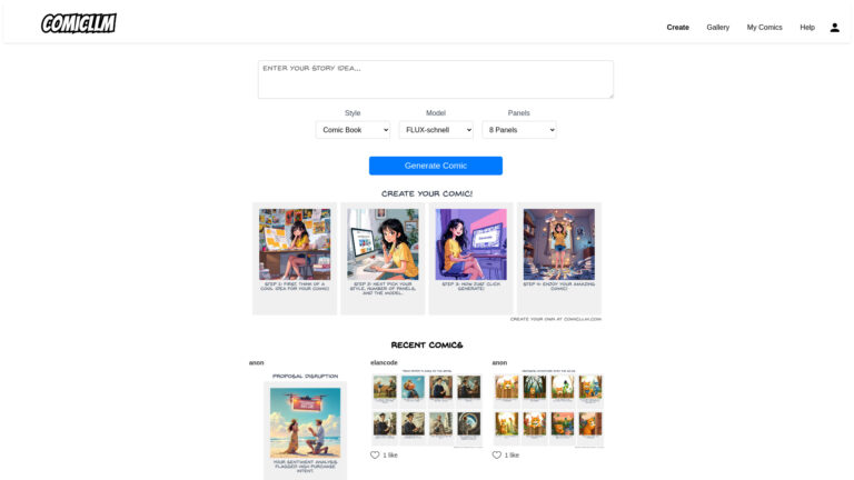 Free Comic Llm AI Tool Review