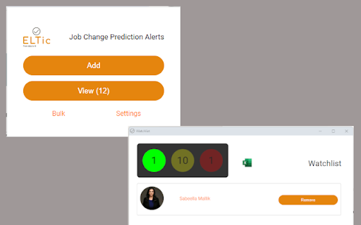 LinkedIn Job Change Predictor ai chrome extension logo