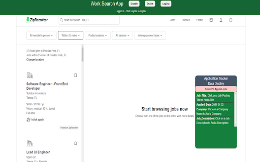 Job Tracker ai chrome extension