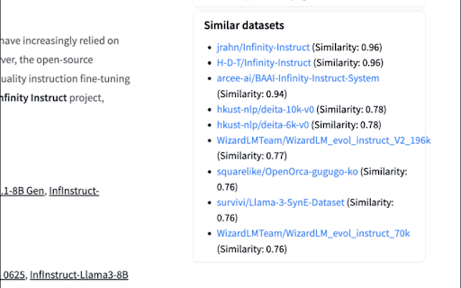 Hugging Face Dataset Enhancer ai chrome extension logo