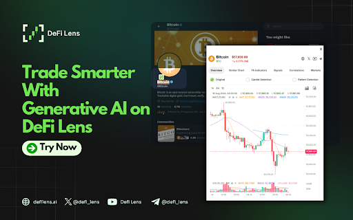 Defi Lens ai chrome extension