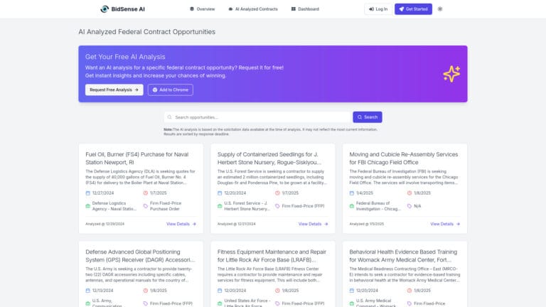 Innovative Bidsense AI AI Tool Review