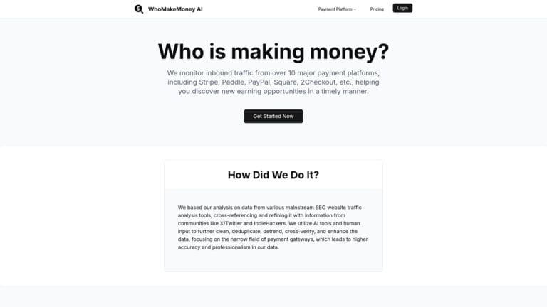 Free Whomakemoney AI Tool Review