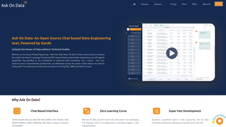 Free Ask On Data AI Tool Review