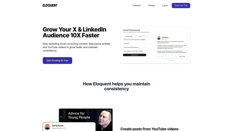 Free Eloquent AI Tool Review