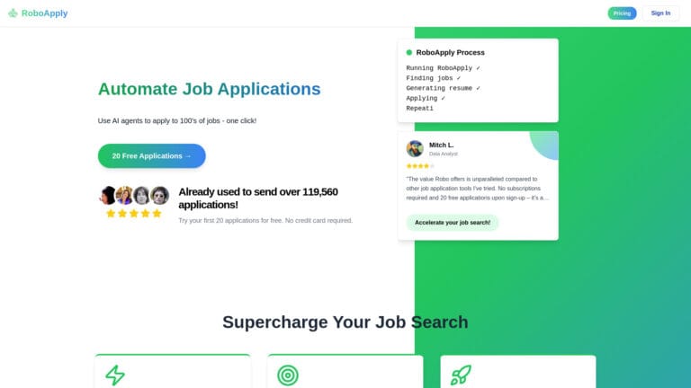 Trending Roboapply AI Tool Review