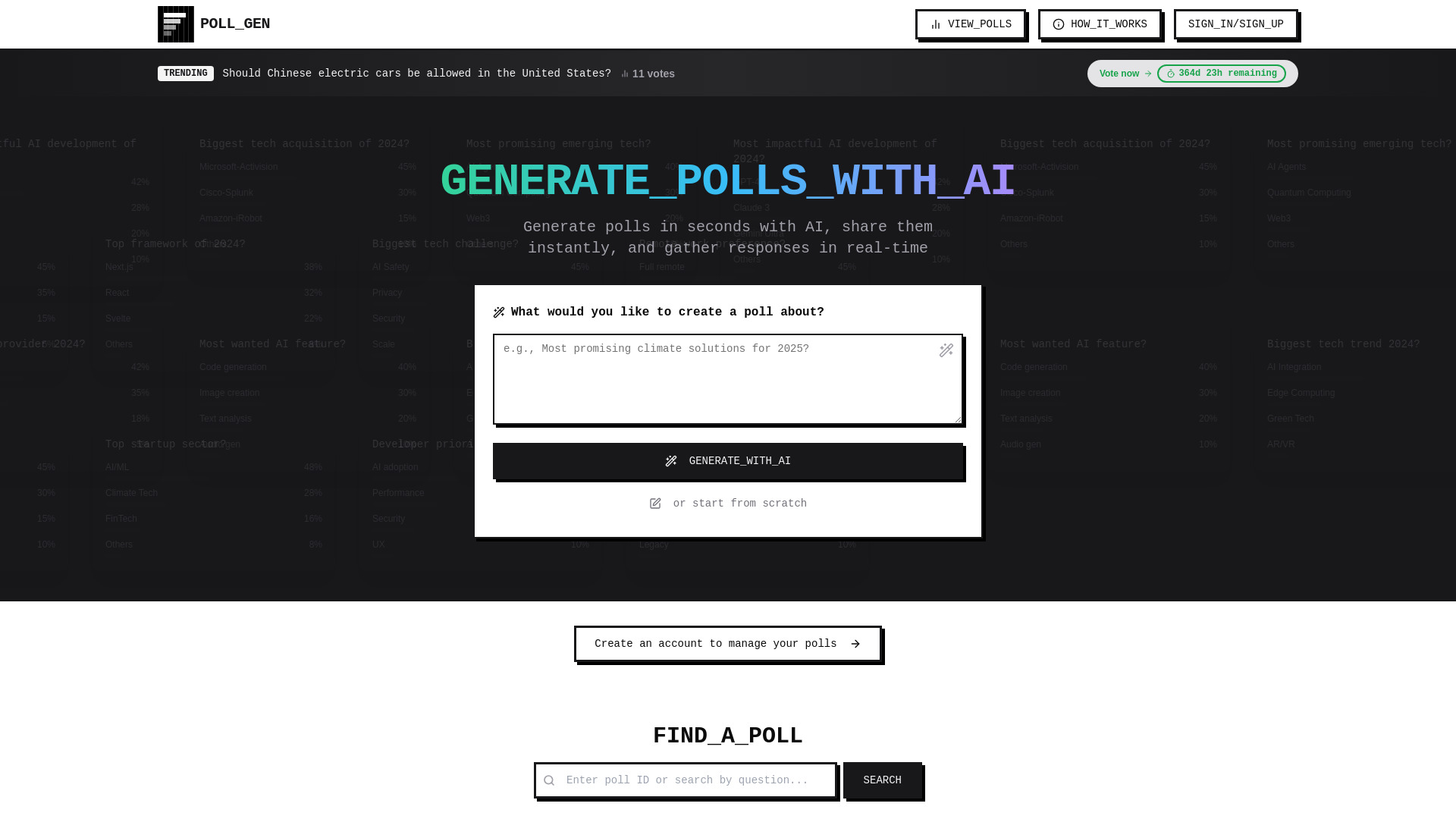 PollGen logo