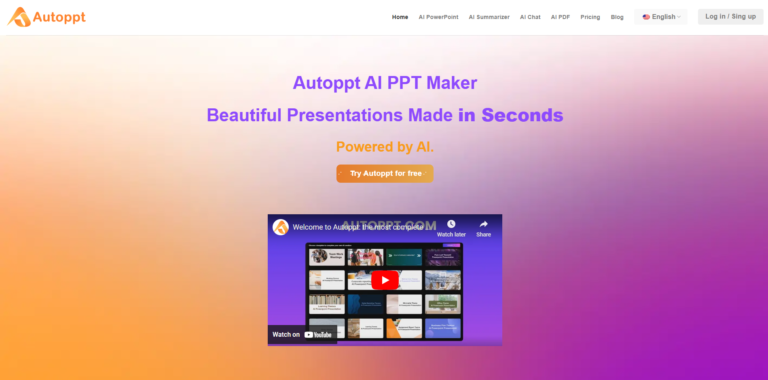 New Autoppt AI Tool Review