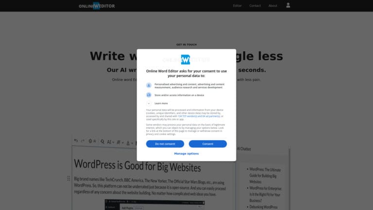Top Online Word Editor AI Tool Review
